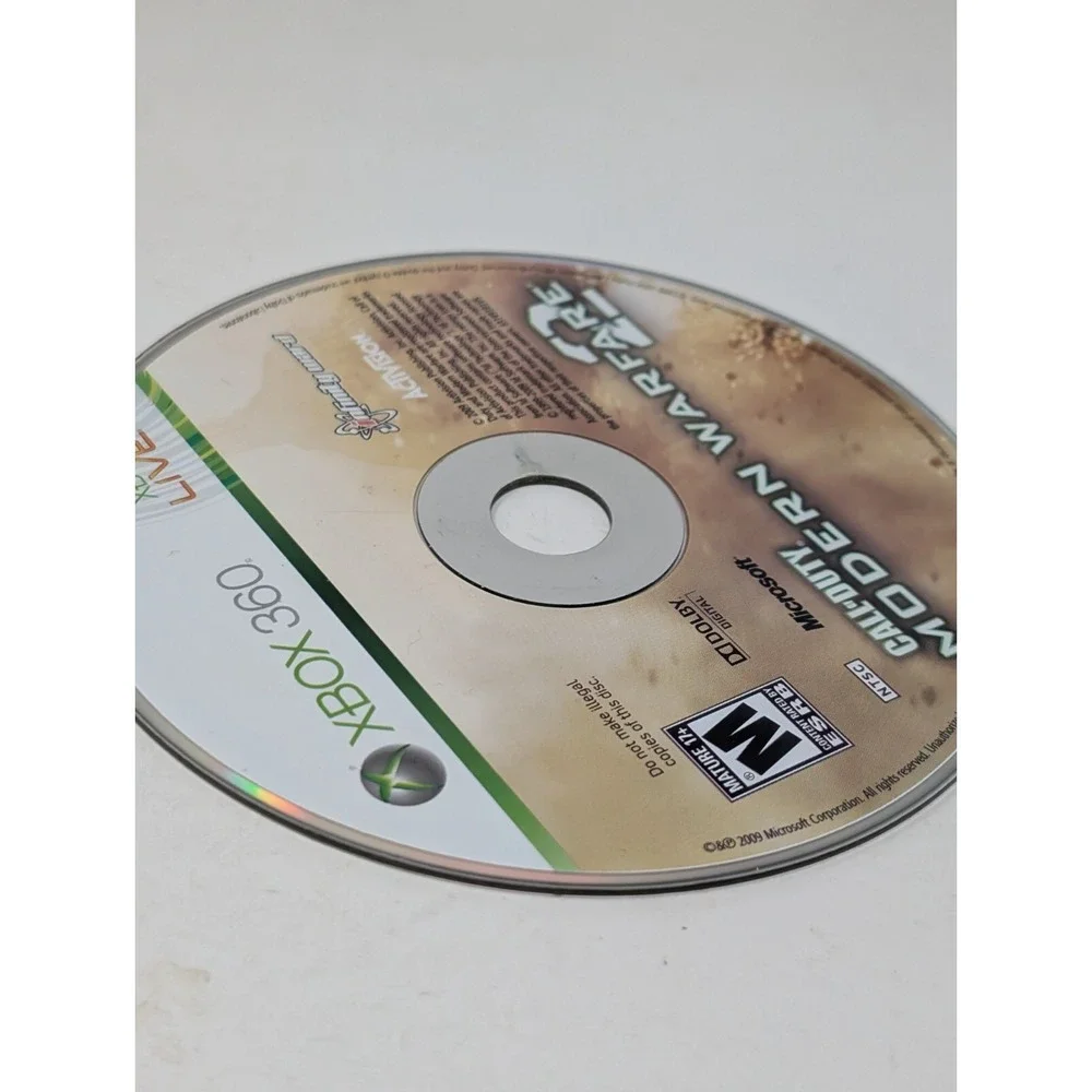 Call of Duty Modern Warfare 2 Microsoft Xbox 360 2009 Disc Only‎